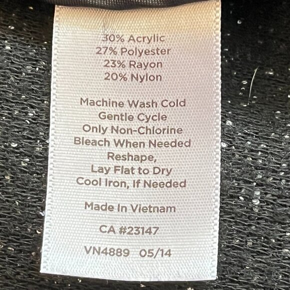 Talbots navy boucle blazer jacket 12 - Picture 9 of 9